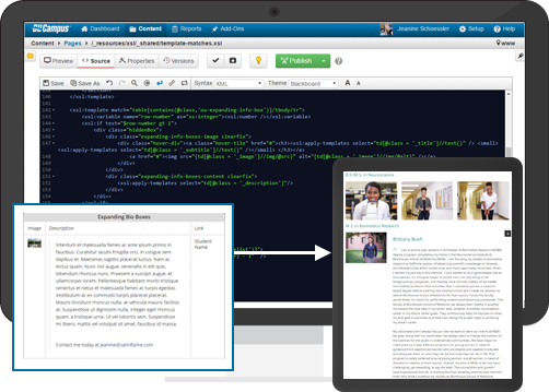 Create table transformations to easily manage complex and visually-appealing designs